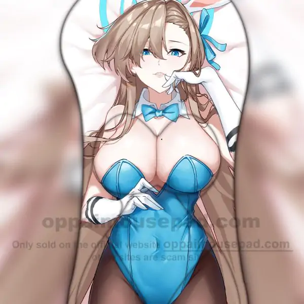 Ichinose Asuna Half Body Blue Archive Boob Mouse Pad | Big Boob Mouse Pad