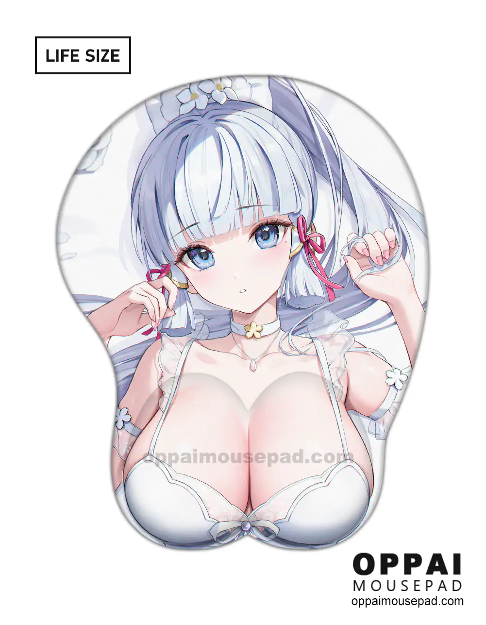 Kamisato Ayaka Genshin Impact Life Size Oppai Mousepad