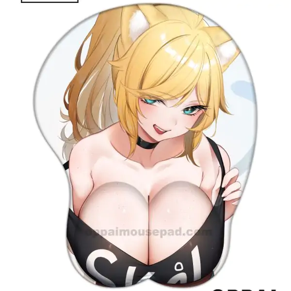 Anime Girl Big Boob Mouse Pad