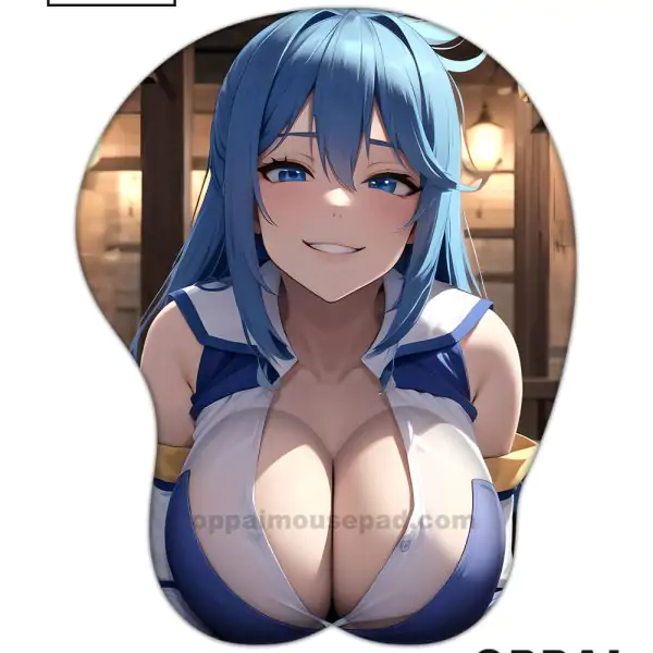 Aqua Konosuba Oppai Mousepad Life Size
