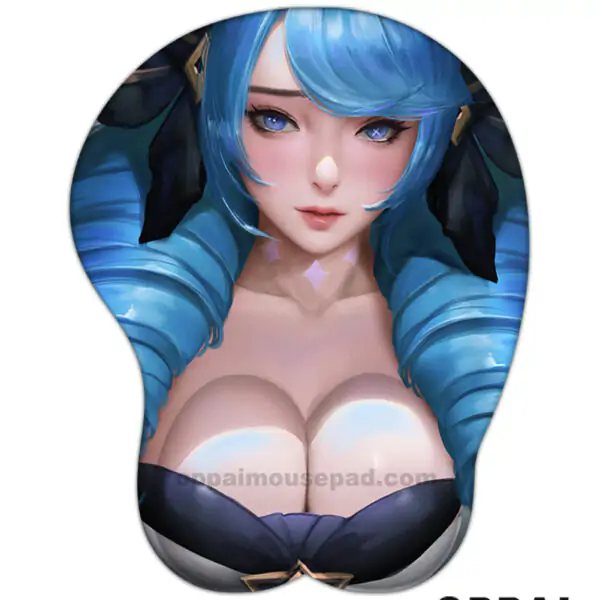 Gwen League Of Legends Boob Mouse Pad