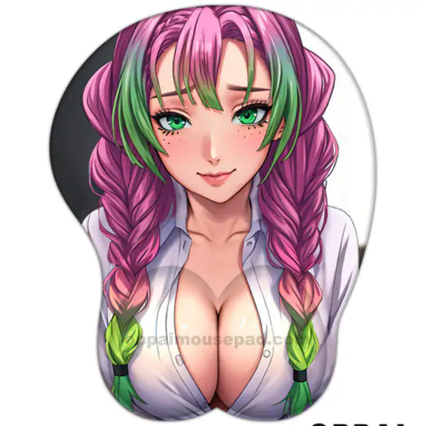 Mitsuri Kanroji Demon Slayer 3D Mouse Pad