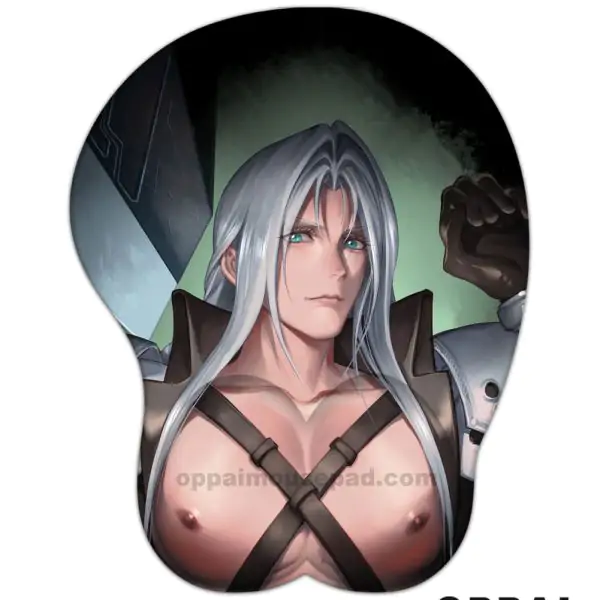 Sephiroth Final Fantasy Male 3D Mouse Pad | Titty Mousepad