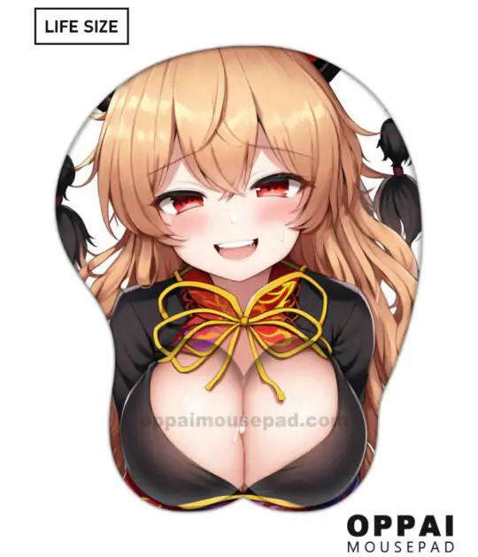 Junko 3D Mouse Pad | Touhou Oppai Mousepad Life Size