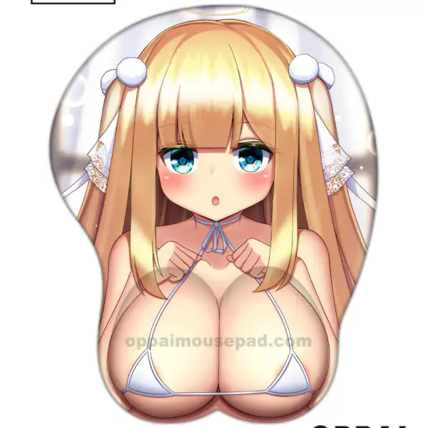 Loli Girl Big Boob Mouse Pad