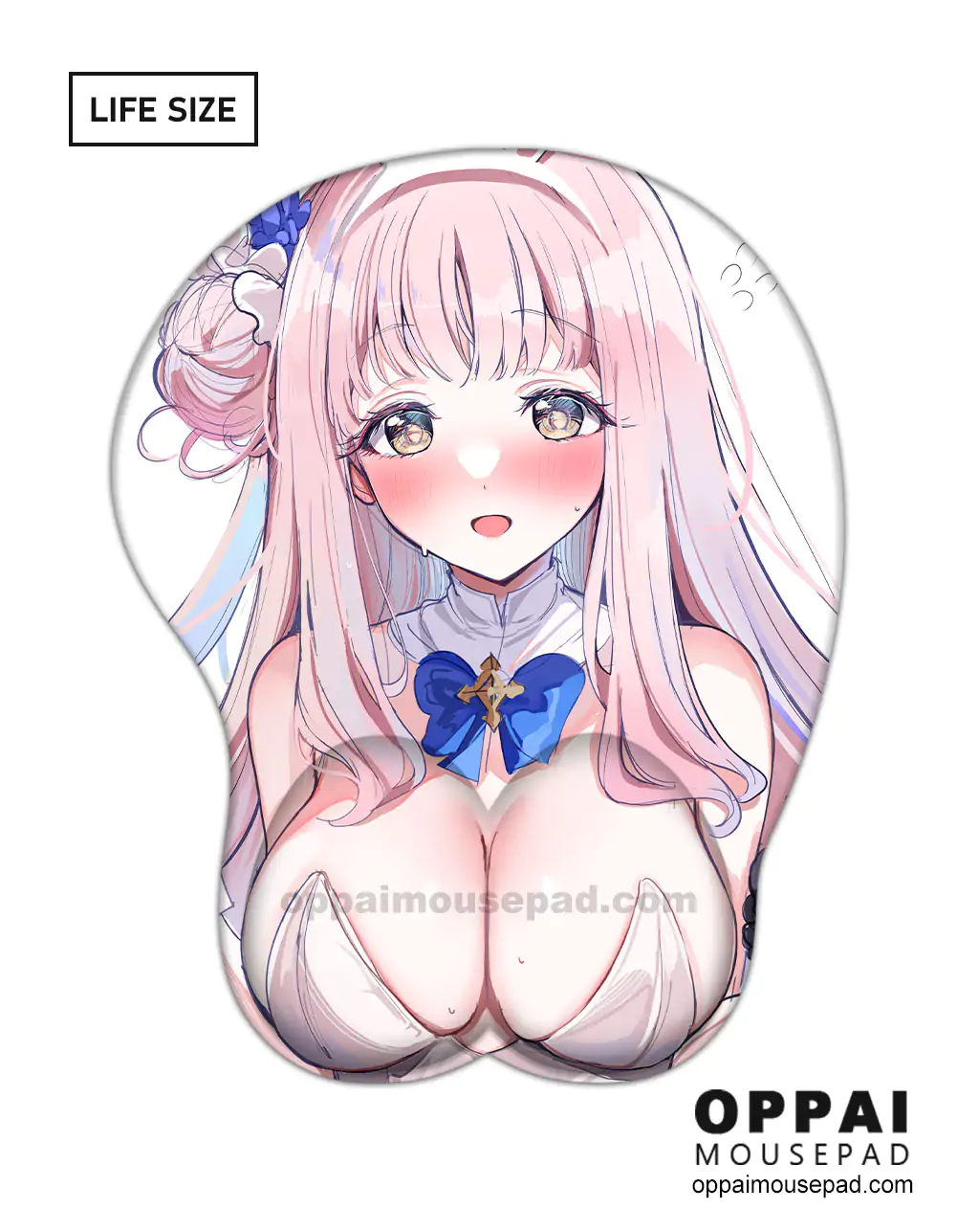 Misono Mika Giant Oppai Mousepad Blue Archive Mouse Pad With Boobs