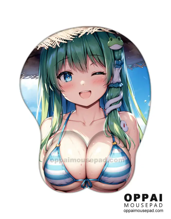 Touhou Project Kochiya Sanae Boob Mouse Pad