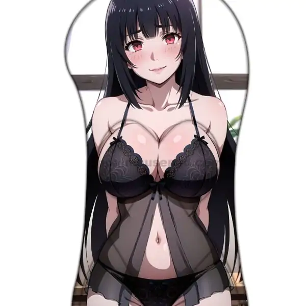 Yumeko Jabami Half Body Kakegurui Anime Boob Mouse Pad | Life Size Boob Mouse Pad