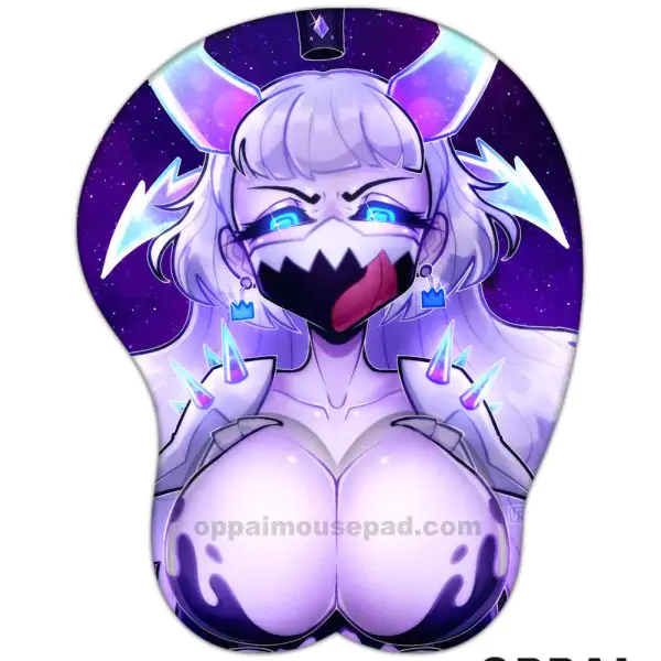 Cyberpunk Girl 3D Anime Mouse Pad