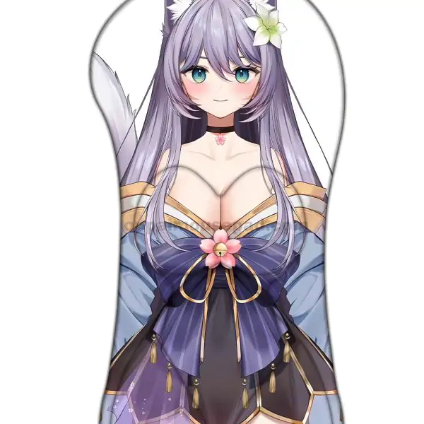 Fox Girl Full Life Size Mouse Pad