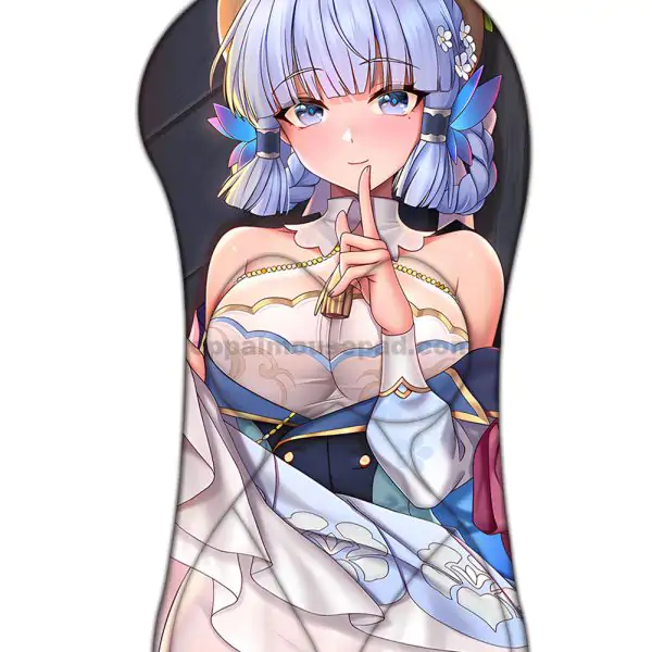 Kamisato Ayaka Half Body Genshin Impact 3D Mouse Pad | Life Sized Oppai Mousepad