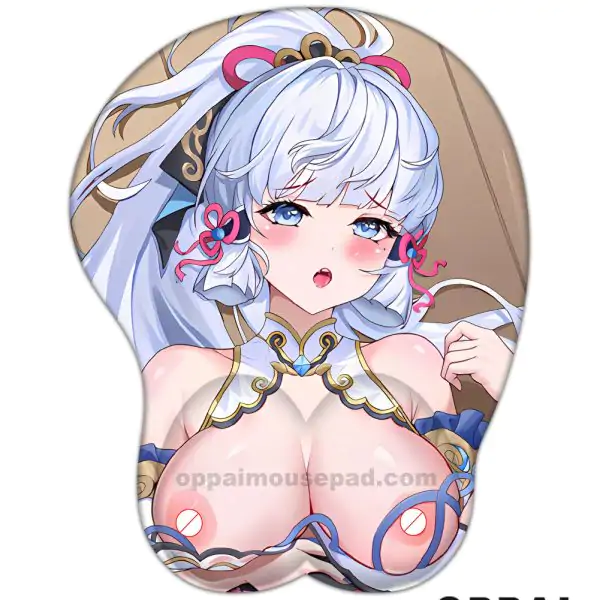 Kamisato Ayaka Titty Mousepad | Genshin Impact Hentai Mouse Pad