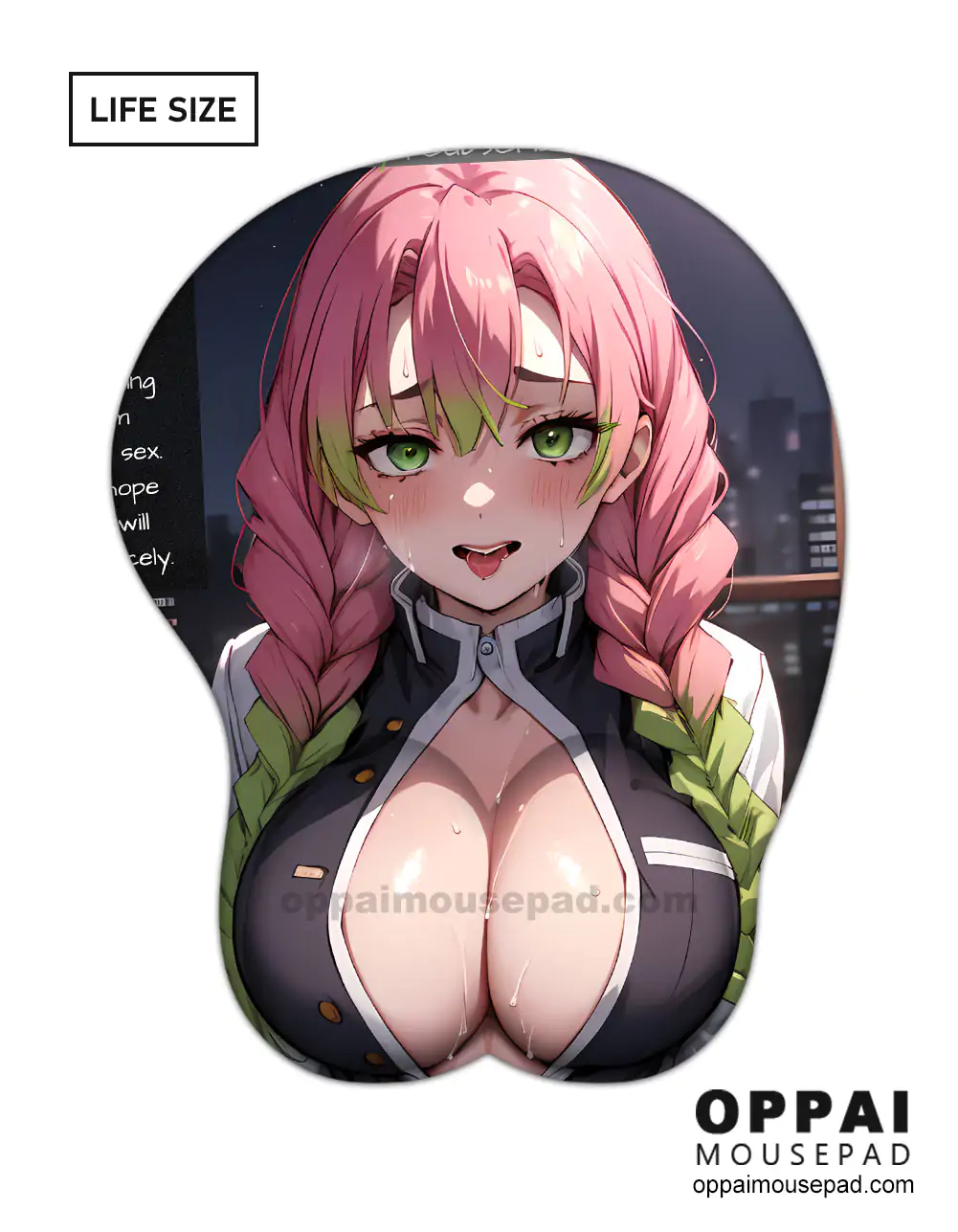 Mitsuri Kanroji Demon Slayer Big Boob Mouse Pad