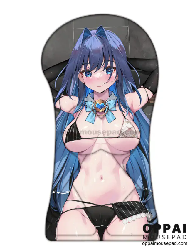 Ouro Kronii Half Body Hololive 3D Mouse Pad Big Boob Mouse Pad