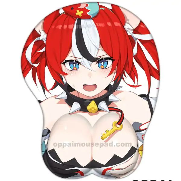 Hakos Baelz Hololive Boob Mouse Pad