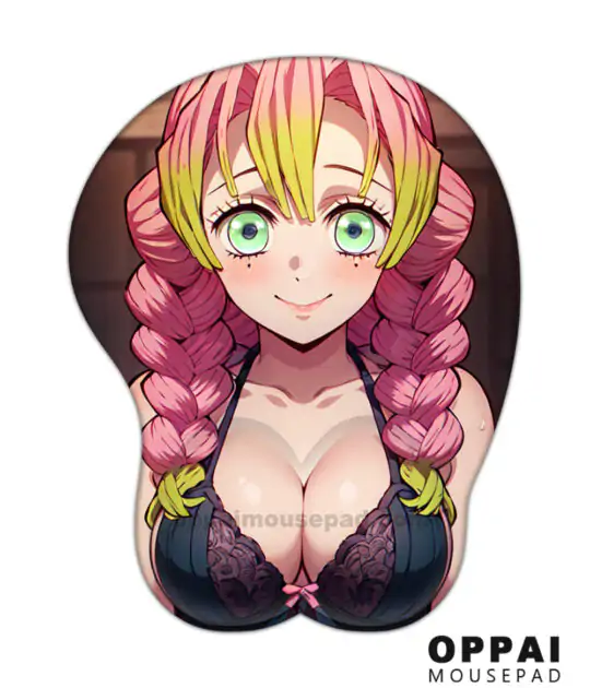 Mitsuri Kanroji Demon Slayer 3D Mouse Pad