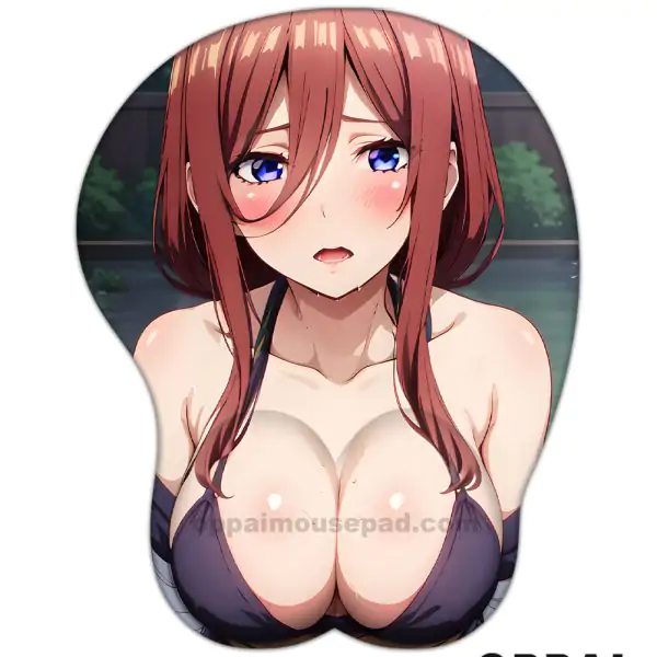 Miku Nakano 5Toubun no Hanayome Anime Boob Mouse Pad