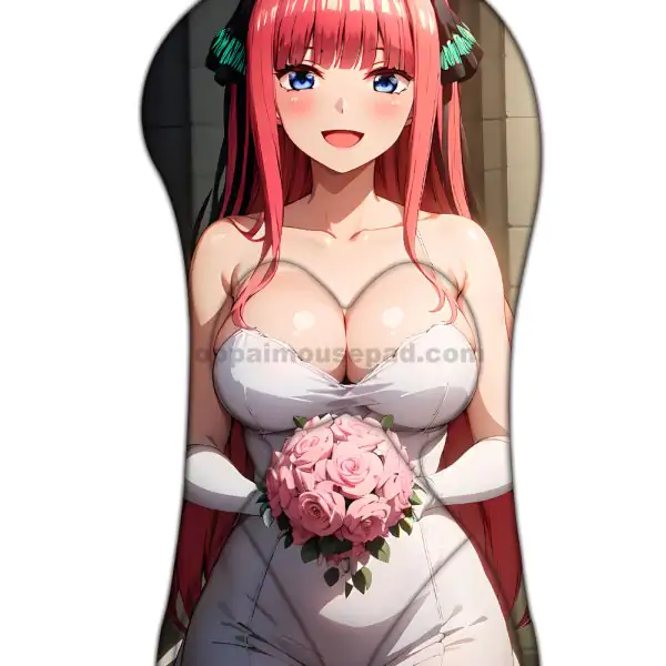 Nino Nakano Half Body 5Toubun no Hanayome 3D Mouse Pad | Life Size Oppai Mousepad
