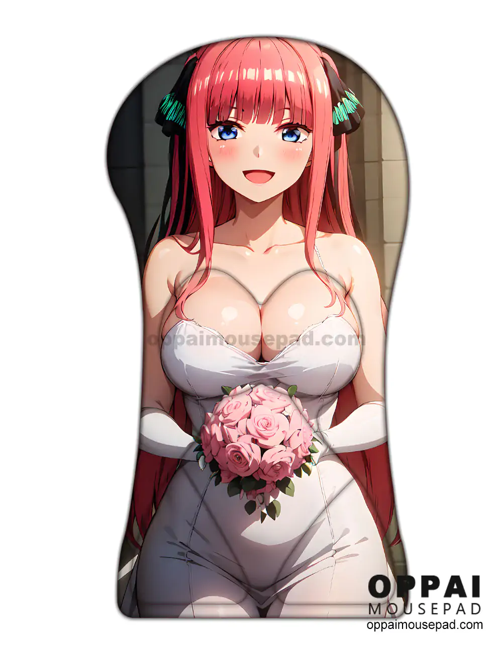 Nino Nakano Half Body 5Toubun no Hanayome 3D Mouse Pad Life Size Oppai Mousepad