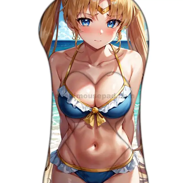 Sailor Venus Half Body Sailor Moon Anime Boob Mouse Pad | Giant 3D Mouse Pad