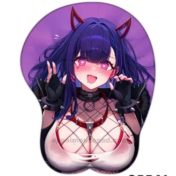 Akuma Nihmune Vtuber Boob Mouse Pad
