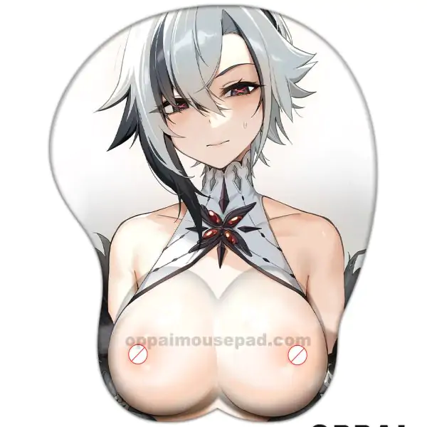 Arlecchino Genshin Impact Titty Mousepad