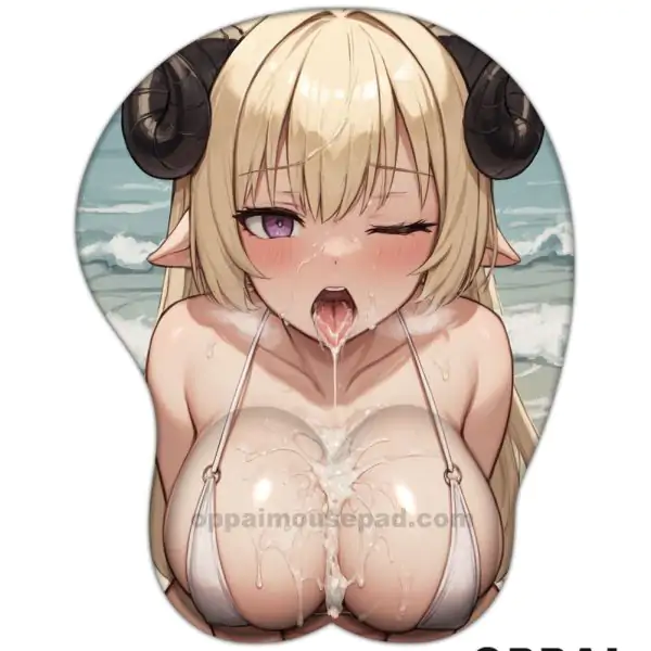 Tsunomaki Watame Hololive Oppai Mousepad
