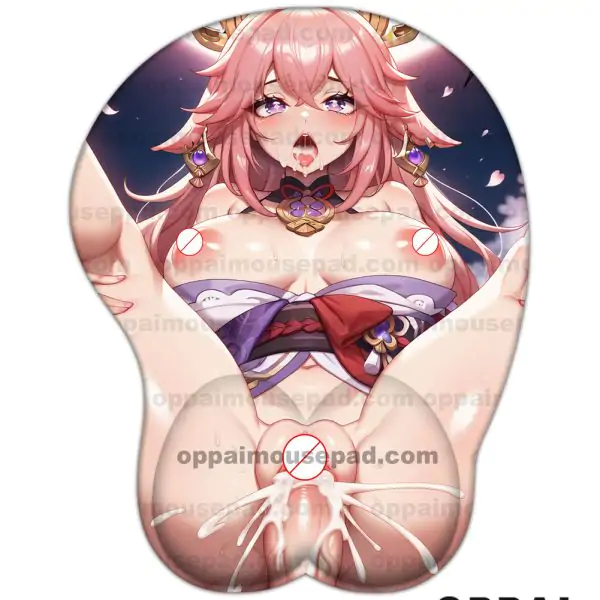 Yae Miko Butt Mousepad | Genshin Impact Hentai Mouse Pad