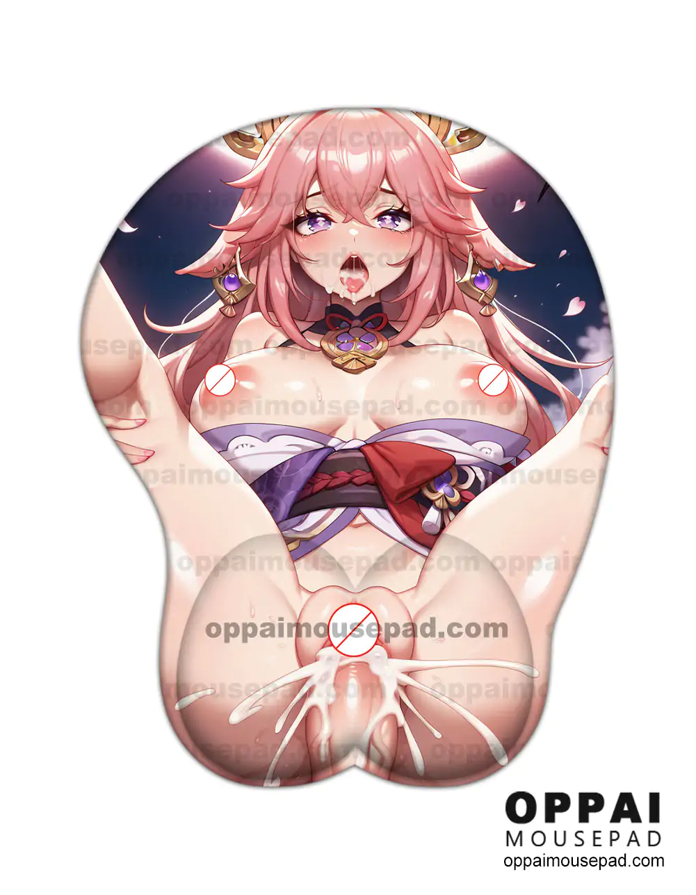 Yae Miko Butt Mousepad Genshin Impact Hentai Mouse Pad