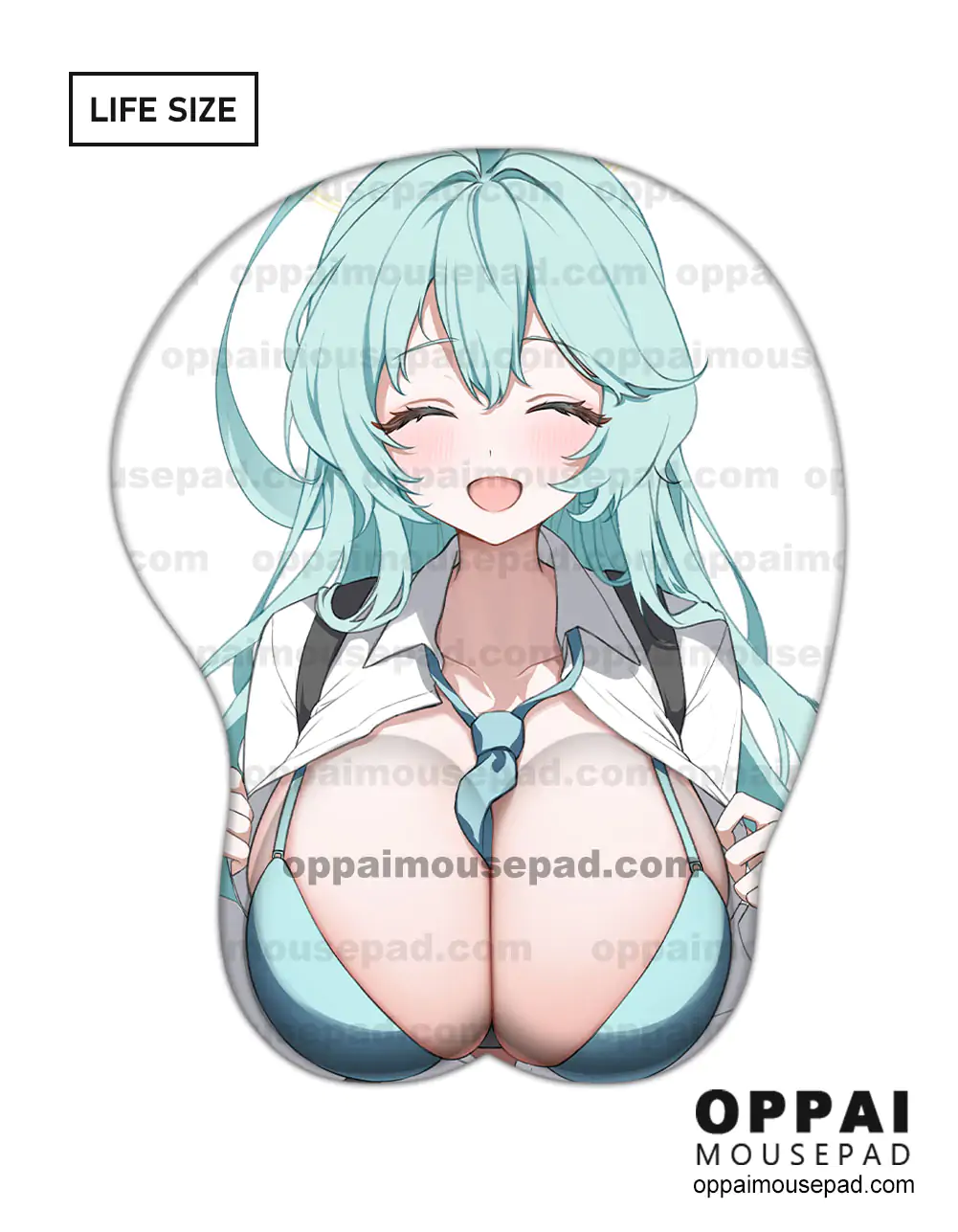Kuchinashi Yume Blue Archive Life Size Oppai Mousepad