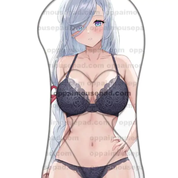 Shenhe Half Body Genshin Impact 3D Mouse Pad | Life Sized Oppai Mousepad