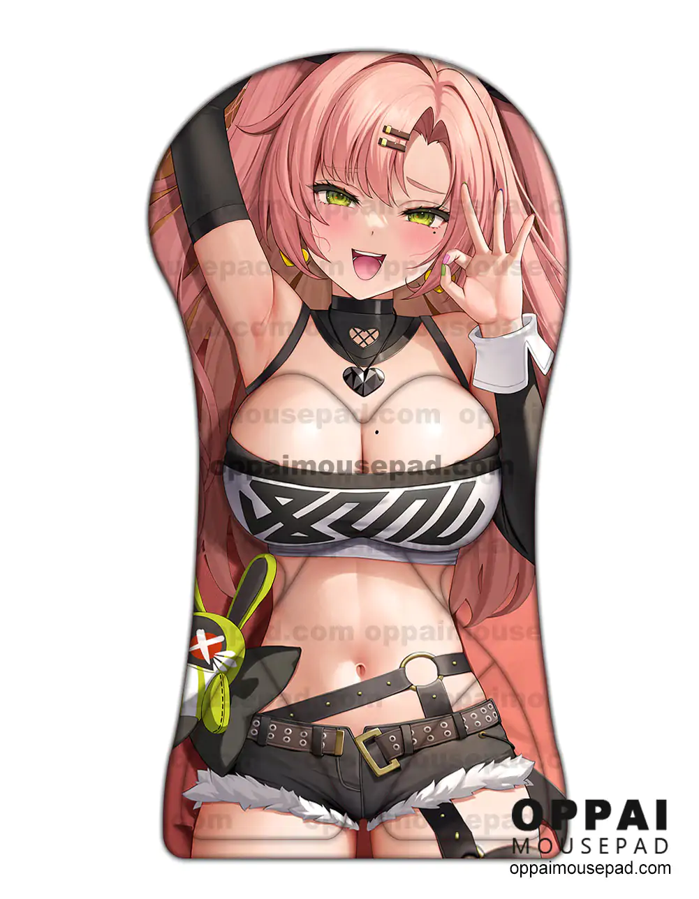 Nicole Demara Half Body Zenless Zone Zero Oppai Mousepad Big Boob Mouse Pad