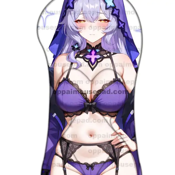 Black Swan Half Body Honkai Star Rail 3D Mouse Pad | Life Size Oppai Mousepad