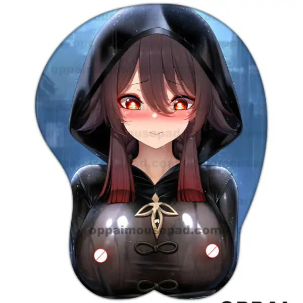 Hu Tao Titty Mousepad | Genshin Impact Hentai Mouse Pad