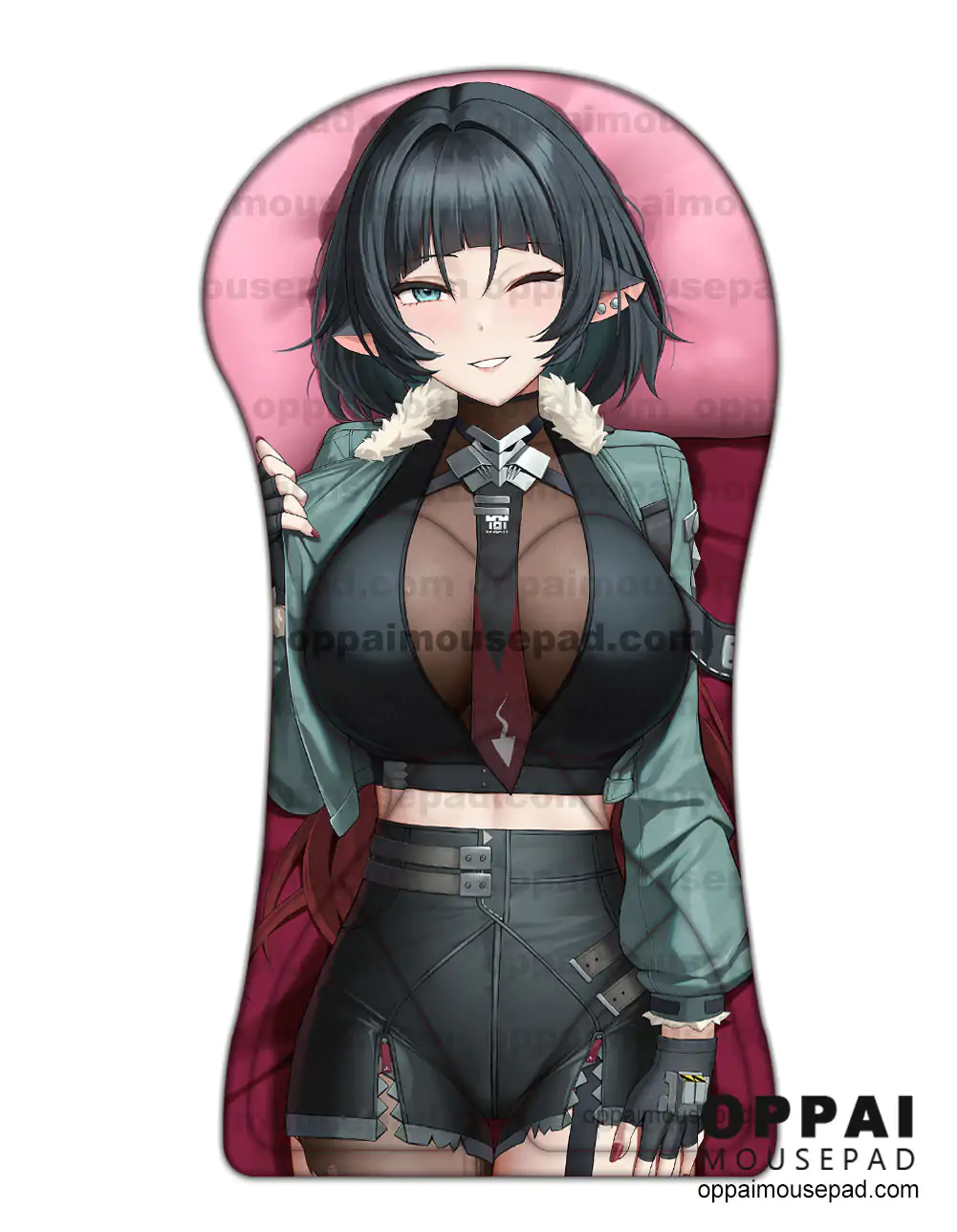 Jane Doe Half Body Zenless Zone Zero Oppai Mousepad Giant 3D Mouse Pad