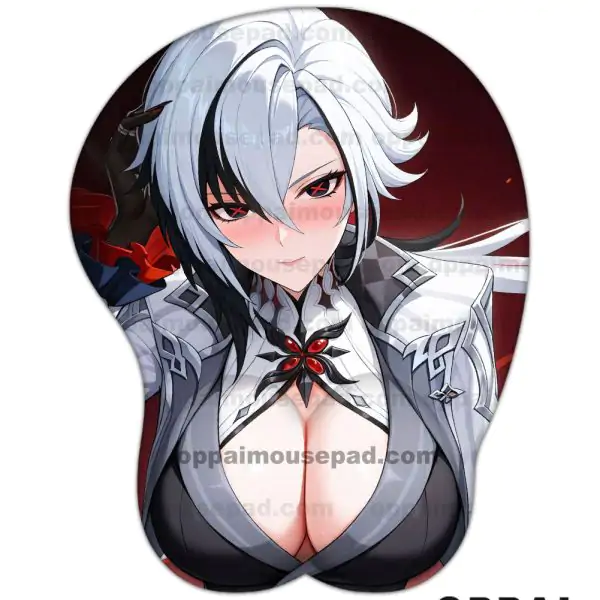 Arlecchino Genshin Impact Boobs Mouse Pad