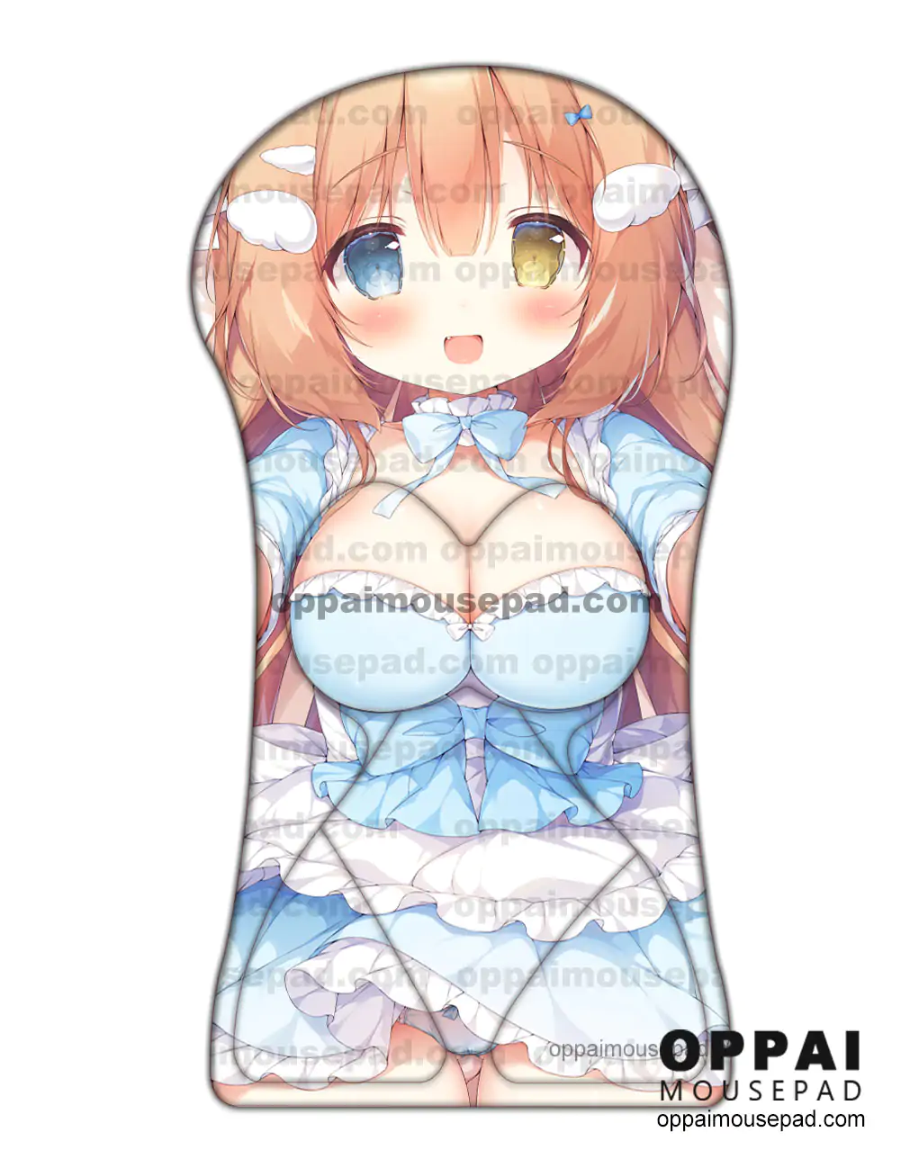 Cute Girl Half Body 3D Mouse pad Life Size Oppai Mousepad