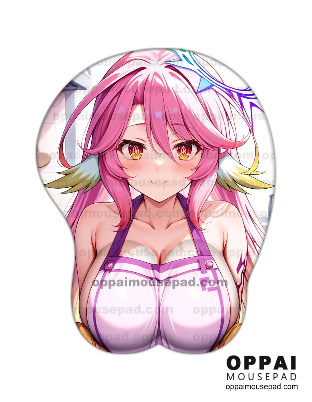 Jibril No Game No Life Oppai Mousepad