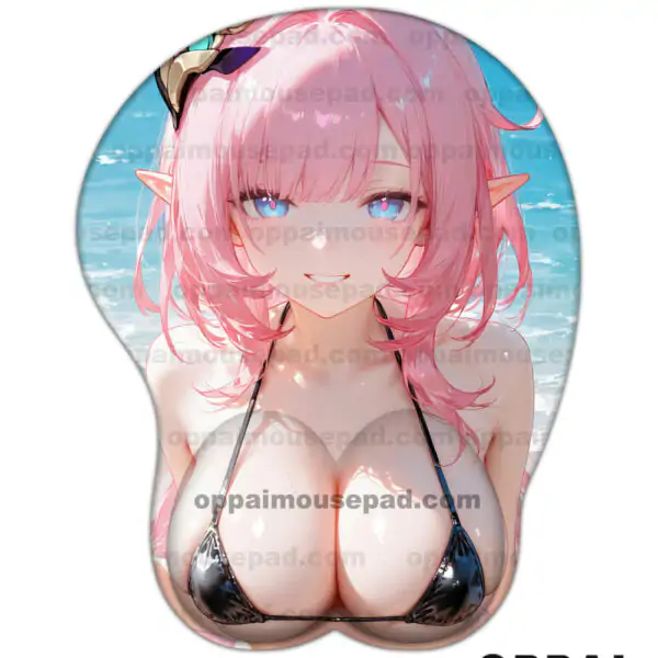 Elysia Honkai Impact 3rd Boobs Mouse Pad
