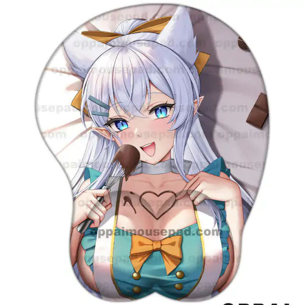 Fenrys Chillin in Another World with Level 2 Super Cheat Powers Oppai Mousepad