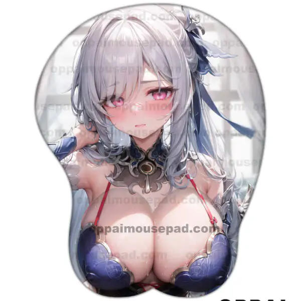 Jingliu Honkai Star Rail Boob Mouse Pad