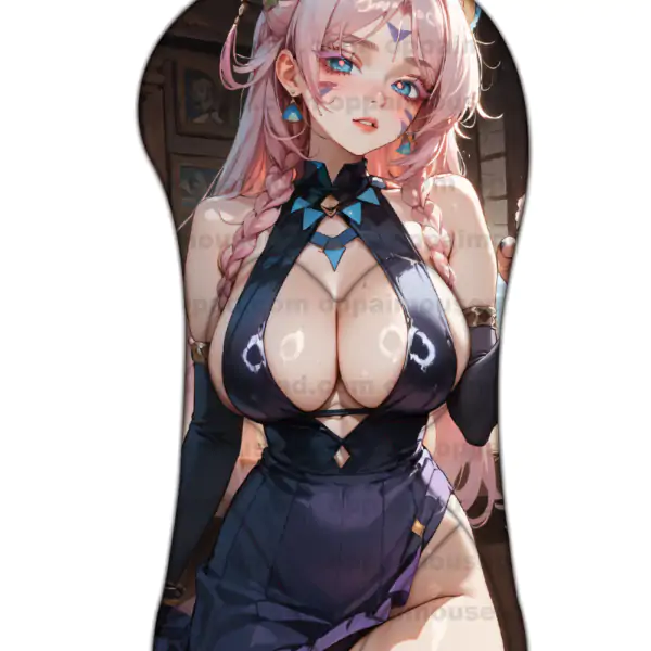 Citlali Half Body 3D Mouse Pad | Genshin Big Boob Mouse Pad