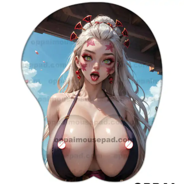 Daki Anime Titty Mousepad | Kimetsu no Yaiba Sexy Anime Mouse Pad