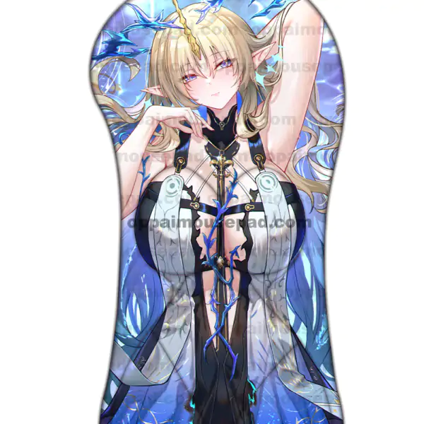 Fleurdelys Half Body Oppai Mousepad | Wuthering Waves Big Boob Mouse Pad