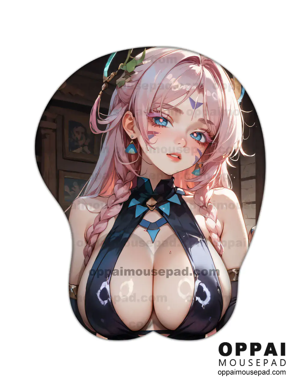 Genshin Citlali Oppai Mousepad