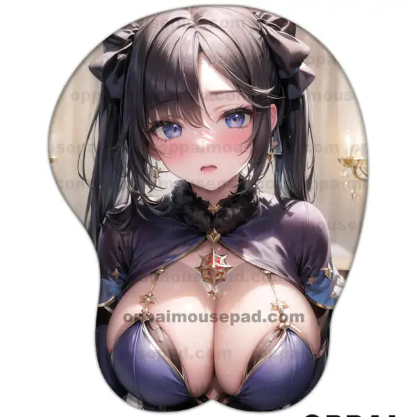 Genshin Mona Oppai Mousepad