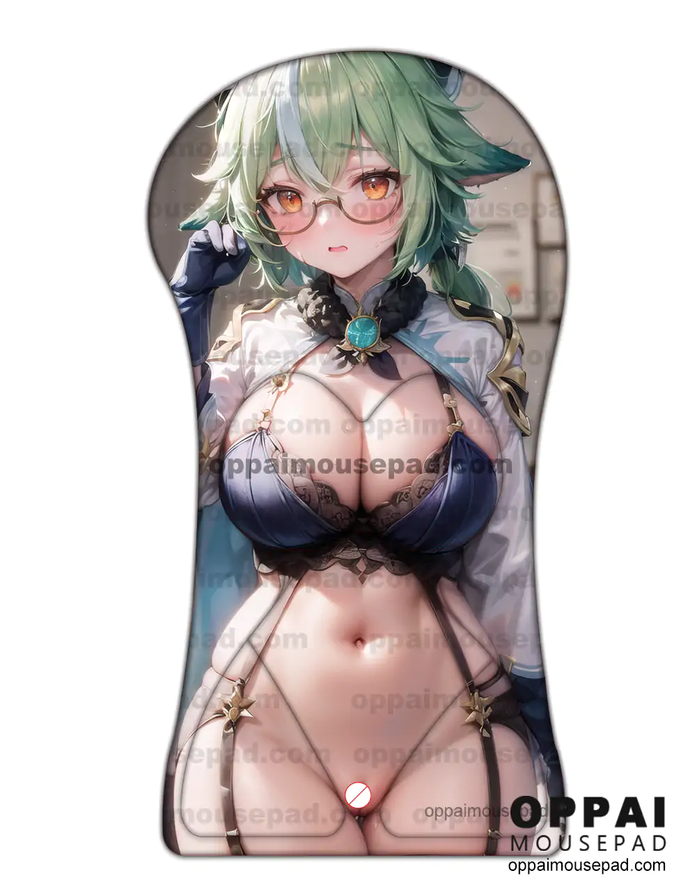 Sucrose Half Body Hentai Mouse Pad Genshin Life Size Oppai Mousepad