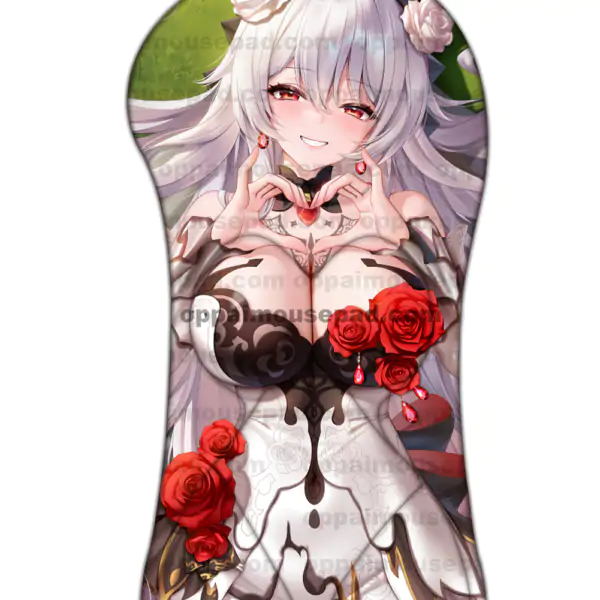 Theresa Apocalypse Half Body 3D Mouse Pad | Honkai Impact 3rd Life Size Oppai Mousepad