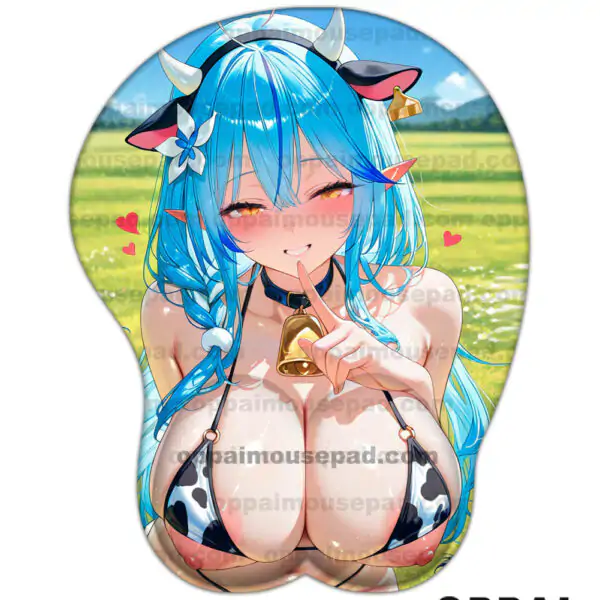 Yukihana Lamy Hololive Nude Mouse Pad