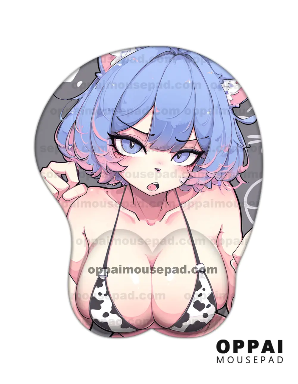 Cow Girl 3D Mouse Pad